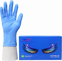Рукавички медичні Care365 р. M блакитні 100 шт./уп.