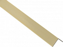 Кутник для плитки TIS зовнішній алюміній АК20-зг27 20 мм 2,7м золото глянець