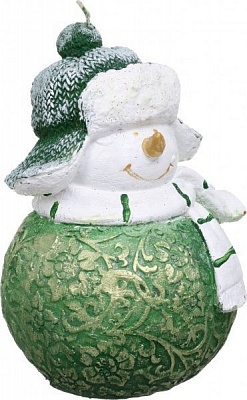 Свічка Сніговик Кулька