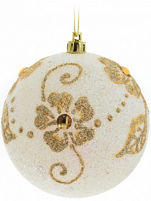 Шар новогодний Цветы 