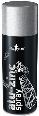 Эмаль аэрозольная New Ton Alu-Zinc spray глянец 400 мл