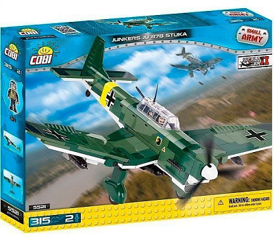 Конструктор Cobi Друга світова війна. Літак Юнкерс Ю-87 COBI-5521