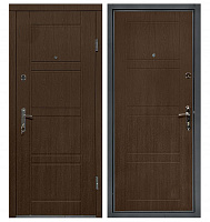 Двері вхідні Міністерство дверей Оптима 09 венге структурний 2050х860 мм праві