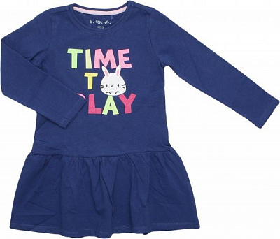 Платье 5.10.15. 3K3909 р.98 темно-синий 