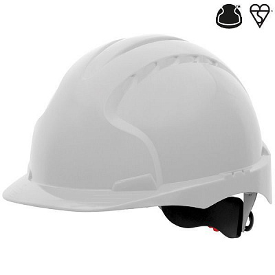 Каска JSP EVO®3 не вентильована біла AJE170-000-100