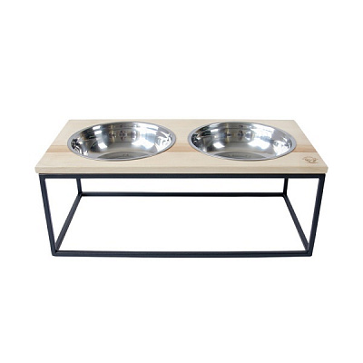 Миска двойная 10 центів для Джека №4 L 2х1600 мл черный