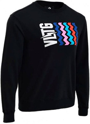 Свитшот Converse Voltage Crew 10018394-001 р. M черный