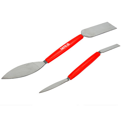 Комплект YATO штукатурных шпателей 2 посторонних 8x192 мм и 26x254 мм YT-52780