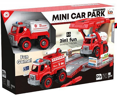 Игровой набор DIY Spatial Creativity Конструктор Пожарная цистерна и Кран CJ-1614201