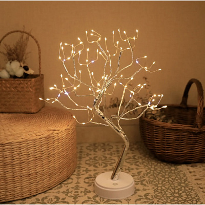 Настільна лампа декоративна Berger 5 Вт срібло 2001-TL-108 Silver