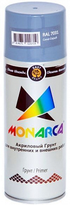 Грунт MONARCA аэрозольный RAL 7031 серый 270 г