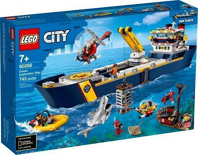 Конструктор LEGO City Океан: научно-исследовательский корабль 60266