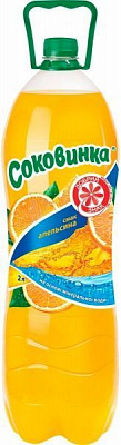 Безалкогольний напій Соковинка смак Апельсина 2 л (4820051240141)