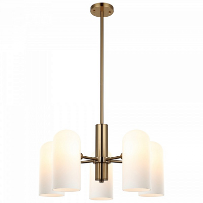 Люстра подвесная Vio Concept by LUCEA Espen 5x40 Вт Е27 латунь 80407-02-P05-CO 