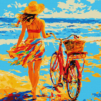 Картина по номерам Встречаем лето ©art_selena_ua Ideyka