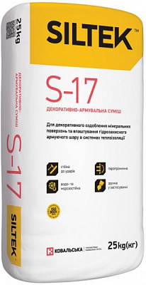 Декоративная штукатурка Siltek Армирующая S-17 25 кг