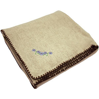 Одеяло Ярослав шерсть/лен в упаковке 170x205 см