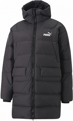 Пуховик Puma PROTECTIVE HOODED DOWN COAT 84931501 р.S чорний