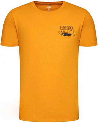 Футболка Converse HIGH DEMAND COLLAGE SS TEE YELLOW 10019934-805 S жовтий