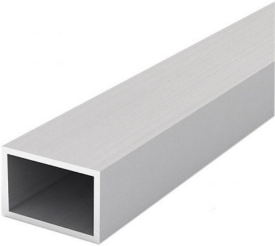 Труба профільна прямокутна алюміній АЛЮПРО анодована 60x40x3,5x1000мм