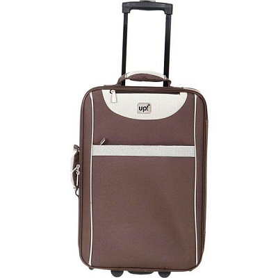 Валіза Underprice 1022NC коричневий з бежевим 51x35x17 см