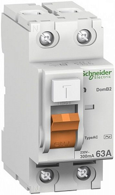 Диференційне реле  Schneider Electric ВД63 63 A 30 мА 2P 11455
