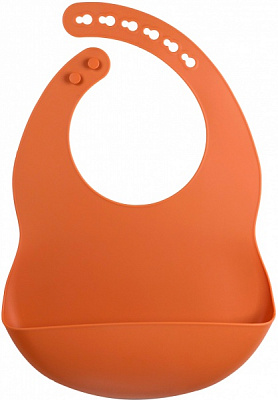 Нагрудник детский Tryco силикон коричневый TR-392833 коричневый TR-392833 