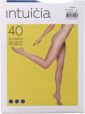 Колготки женские Интуиция Класcика 40 den р. 2 серый 