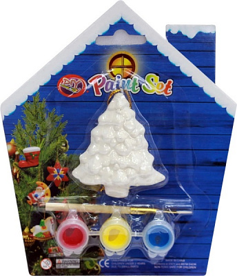 Набір для творчості Ялинка та 3 краски 022564 Девілон
