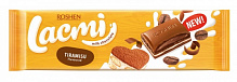 Молочний шоколад Roshen з печивом Tiramisu Lacmi м/у 295г