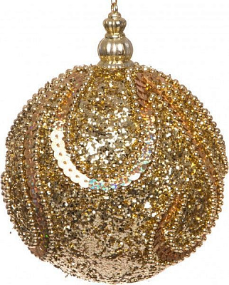 Куля пластикова d100 SDA70210G золотистий