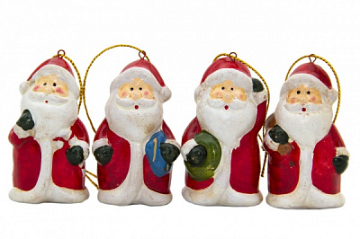 Набір новорічних прикрас Девілон Дід Мороз 013081
