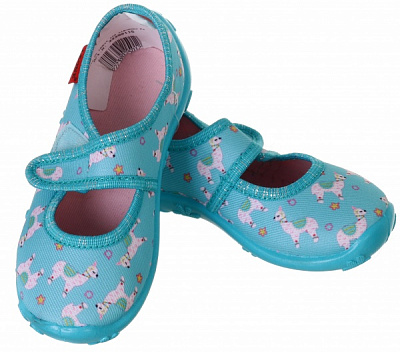 Капці для дівчаток Beck Lamas р.27 бірюзовий 215253627BS