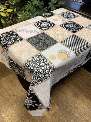 Скатертина флізелін ES0091 135x200 см мульті Даріана