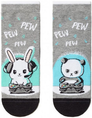 Носки детские Conte-Kids CK Веселые ножки 17С-10СП 460 р.18 серый 