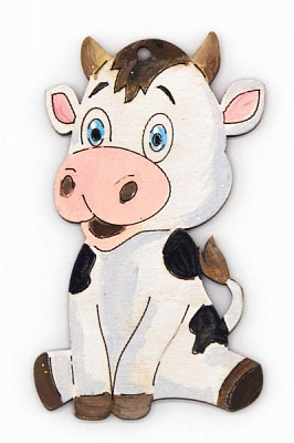 Подвеска пластиковая Бычок № 1 11,5 см 788 