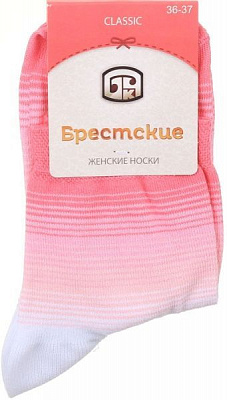 Шкарпетки Conte CLASSIC 1100 059 р. 25 рожевий із білим