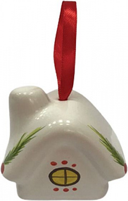 Елочная игрушка Sweet Ukraine Домик 7 см 