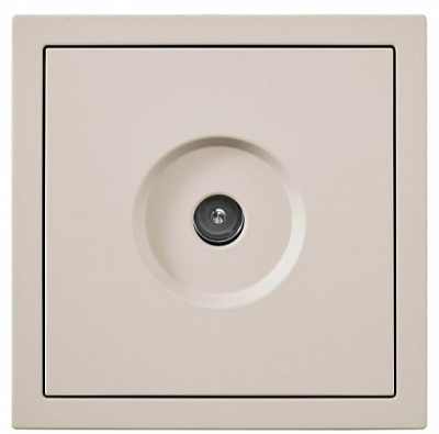 Механизм розетки TV проходная HausMark Juna IP20 песочный/бежевый 7041-1888U2-129