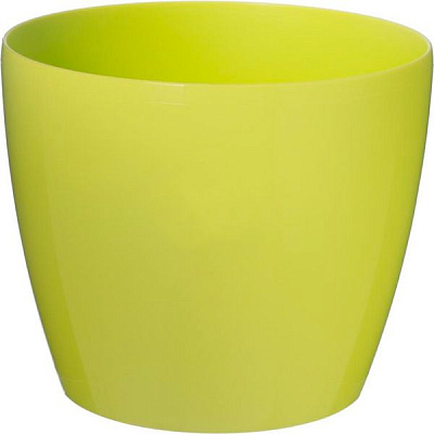 Горщик пластиковий Lamela Магнолія круглий 5,3л лимонний (203)