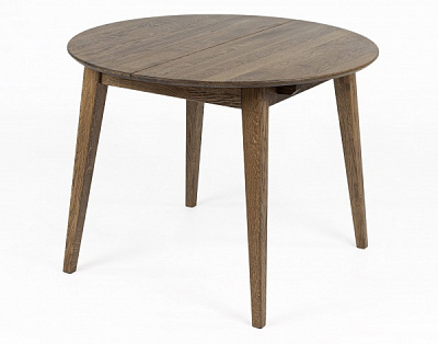 Стол обеденный Женева (1000-1400)*1000*750 мм) дымчатый 