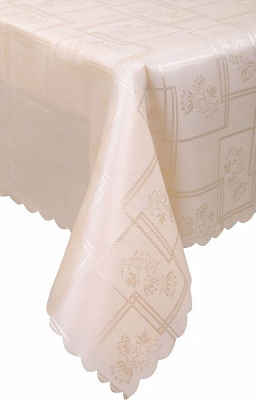 Скатерть Dertsiz 160x220 см золотой Karna 
