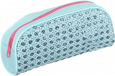 Пенал школьный SWB-180154 голубой