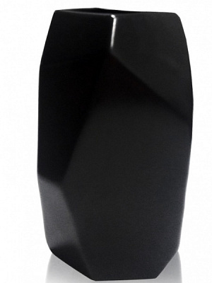 Ваза для цветов Eterna 2502-21 21 см матовый черный 
