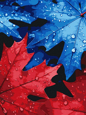 Картина за номерами Осіння роса 30х40 см Ideyka