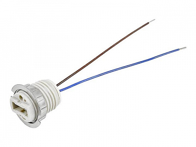 Патрон электрический Luminaria с гайкой G9 керамика белый SOCKET G9