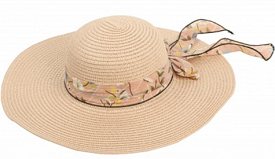 Капелюх із довгими полями Luna Есма one size рожевий