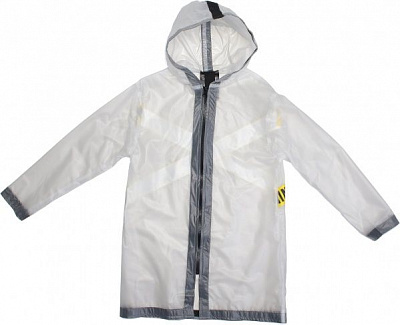 Дождевик Drydope с лентой warning р.130 молочный 020-е/д3 