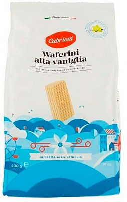 Вафлі з ванільним кремом 400 г