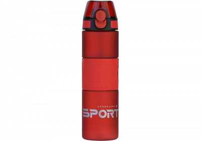Бутылка для воды Stripe 750 мл красная O51931 Optima